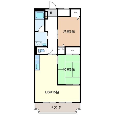 Limpia高峯の物件間取画像